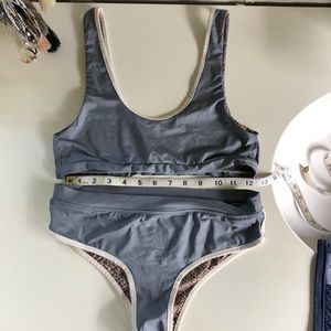 Acacia NICA top & SUMATRA bottom in PLATINUM EUC